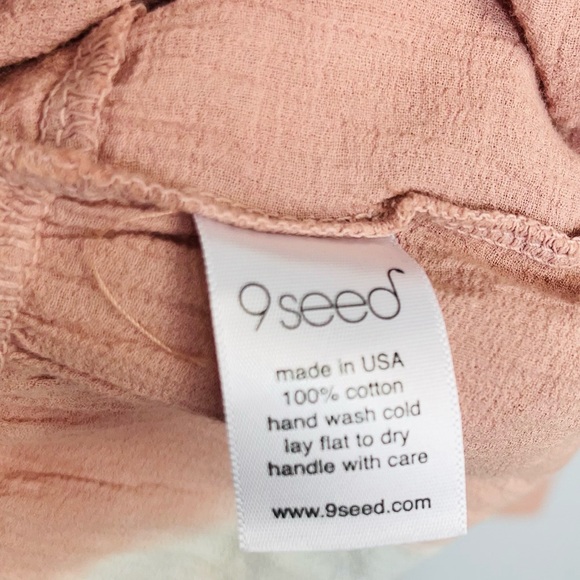 9seed St Tropez Solstice Tie Dye Dress Tiered Beachwear Cotton Gauze Boho Sun OS - Picture 10 of 16